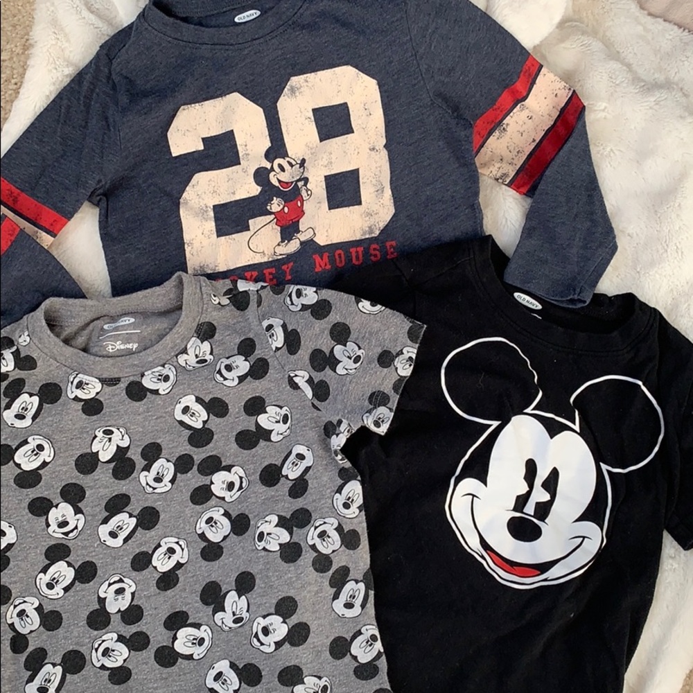 4T Old Navy Toddler Boys Mickey Shirt Lot